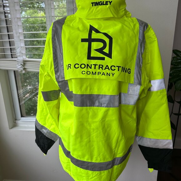 Tingley J24122 Icon ANSI Class 3 Yellow/Green Jacket, Waterproof & Breathable M - Picture 4 of 5